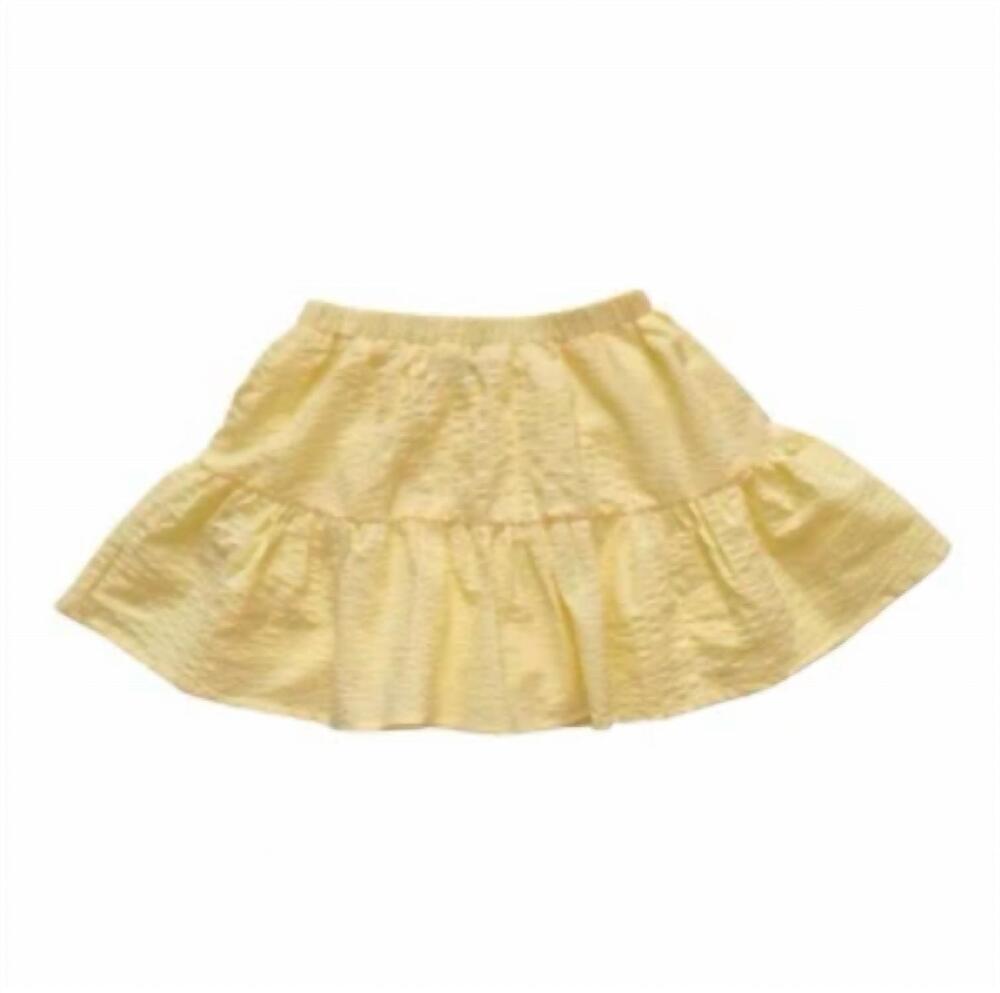 NEW LITTLE OLIN girl's mini skirt in yellow